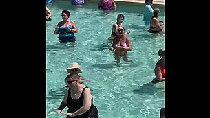 Laughter Yoga on Etheridge Island, Cancun 2022